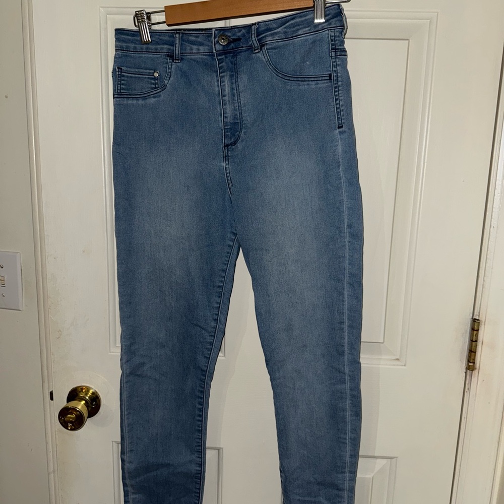 Women’s H&M High Rise Super Skinny Blue Jeans size 30/30